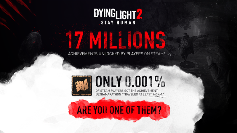 Статистика достижений Dying Light 2 раскрывает самые редкие трофеи на разных платформах (Steam, PS, Xbox)