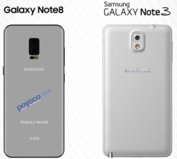 Показан дизайн смартфона Samsung Galaxy Note 8