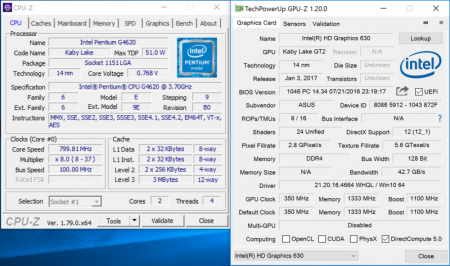 Обзор процессора Pentium G4620: усиленная версия с Hyper-Threading / Процессоры и память