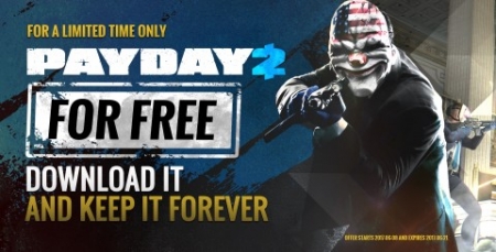 Симулятор ограблений Payday 2 бесплатно раздают в Steam