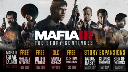 Первое сюжетное DLC к Mafia 3 выйдет в марте и предложит новую локацию