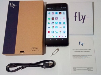 Fly Cirrus 13: металлический смартфон на Android 7