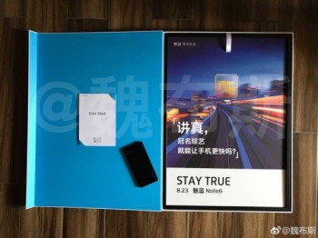 Смартфон Meizu M6 Note покажут одновременно с Samsung Note 8