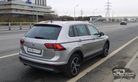 Обзор Volkswagen Tiguan: с оглядкой на премиум / Цифровой автомобиль