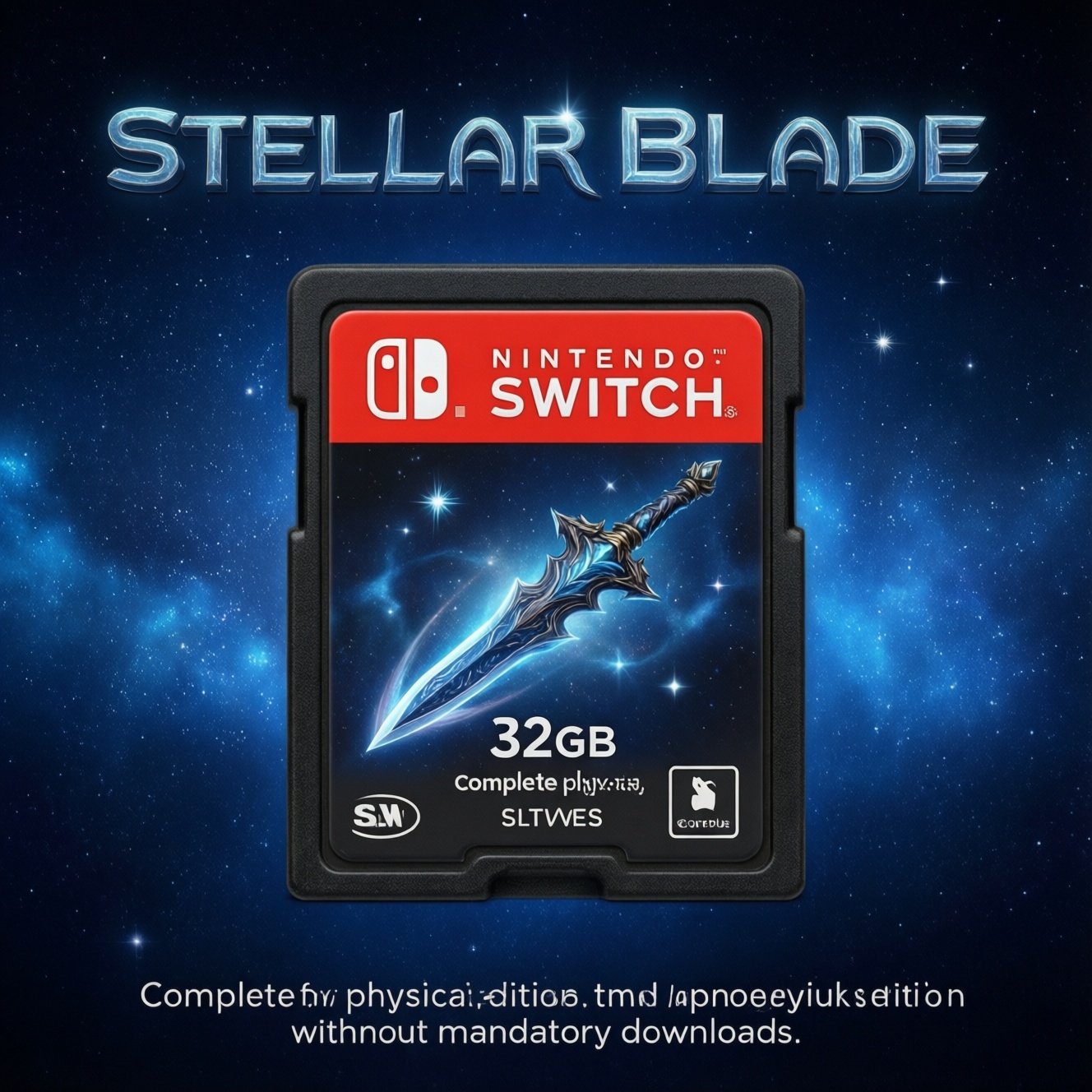 Stellar blade на картридже switch 2 объёмом 32 ГБ порадует поклонников физических игр
