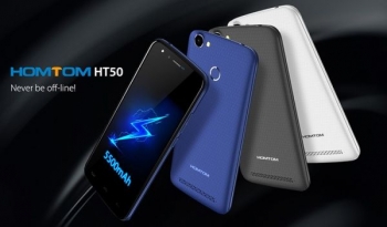 Homtom HT50: смартфон с батареей 5500 мАч всего за 0